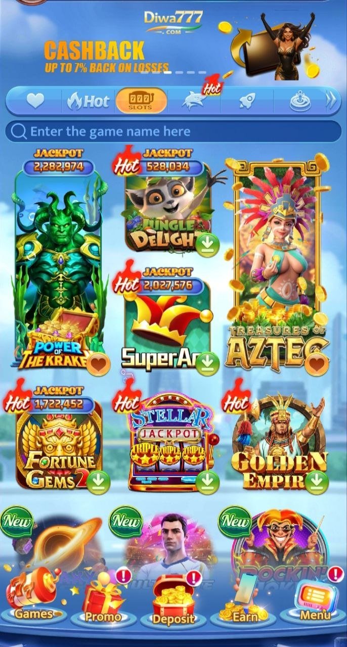 diwa 777 game Rewards Screen